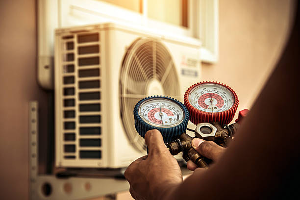 Professional Hvac Installation technician working in Stanley, VA